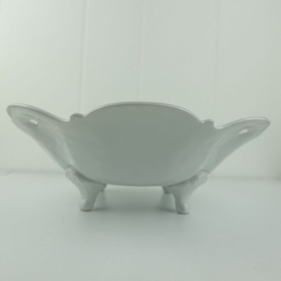 Reichenbach Reticulated Porcelain Footed Serving Bowl Centerpiece Germany - Picture 7 of 16